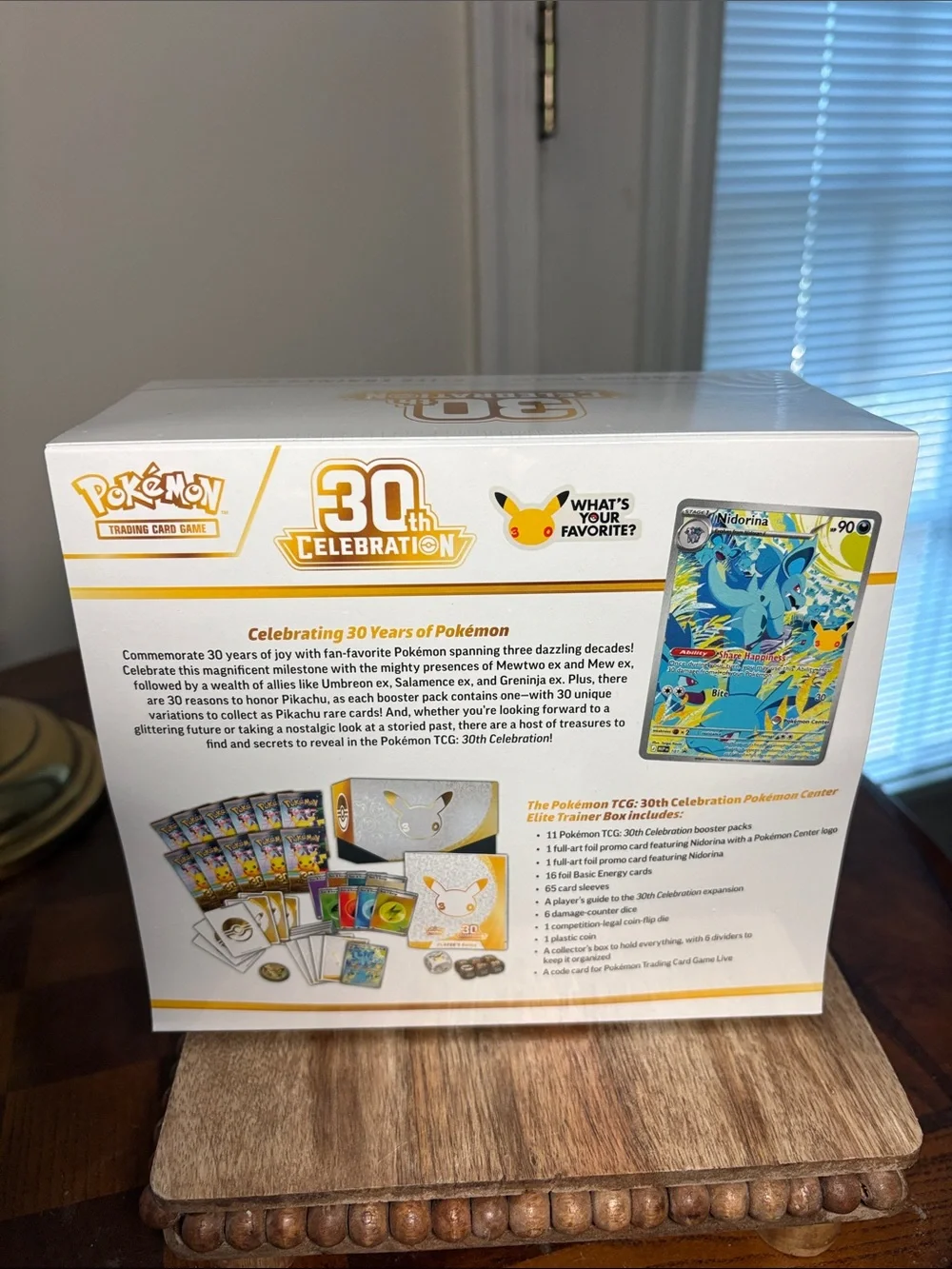 Pokemon Center Elite Trainer Box - Yellow & White 30th Celebration